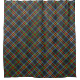 Cortina De Ducha Stewart Stuart Black Clan Tartan Plaid