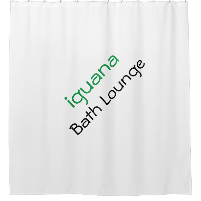 Cortina de ducha Stylish Iguana Bath Lounge (Anverso)
