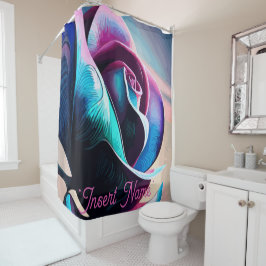 Cortina De Ducha Su Majestad de Medianoche: La belleza oscura de lo