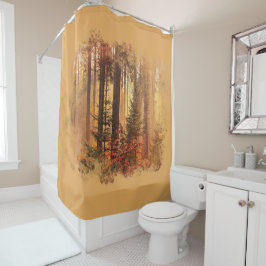 Cortina De Ducha Sublimación de aflicción por caída