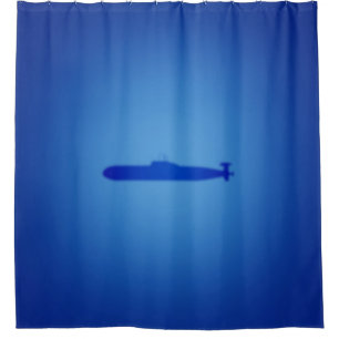 Cortina De Ducha Submarino azul
