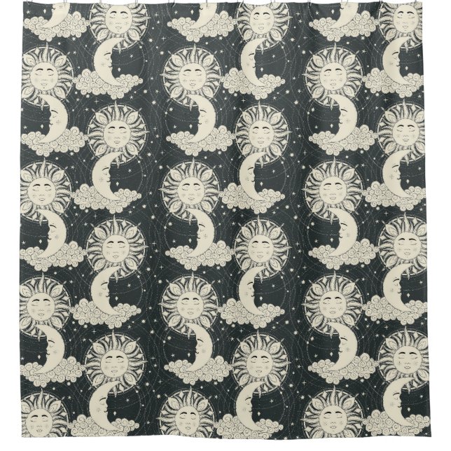 Cortina De Ducha `sueñas bohemias hollín (Anverso)