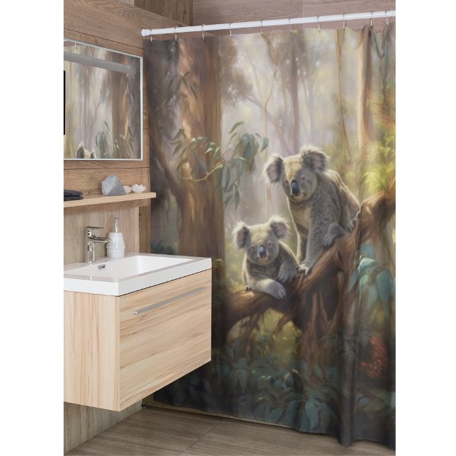 Cortina De Ducha Sueños de bosques de Koala (Subido por el creador)