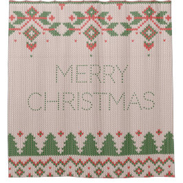 Cortina De Ducha Suéter de Navidades feos