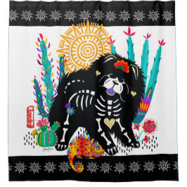 Cortina De Ducha SUGARSKULL NIRVANA Chow Dog