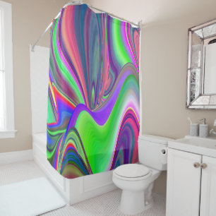 Cortina De Ducha Summerfeeling, Resumen 3D Rainbowart