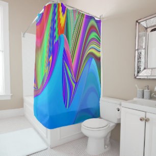 Cortina De Ducha Summerfeeling, Resumen 3D Rainbowart