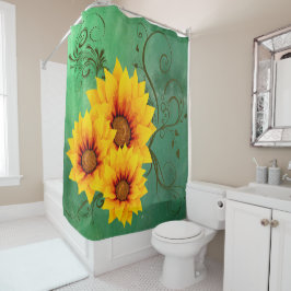 Cortina De Ducha Sunflower