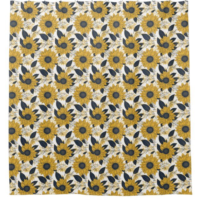 Cortina De Ducha Sunflower (Anverso)