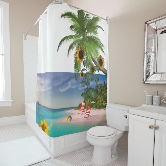 Cortina de ducha Sunflower Beach (In situ)