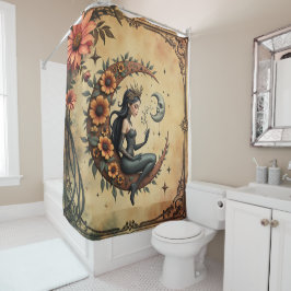 Cortina De Ducha Sunflower Crescent Queen 