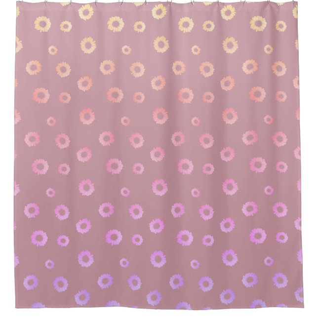 Cortina De Ducha Sunflower Pattern Shower Curtain (Anverso)