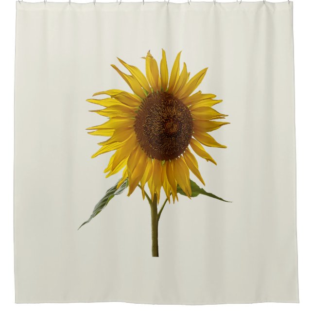 Cortina De Ducha Sunny Sunflower (Anverso)