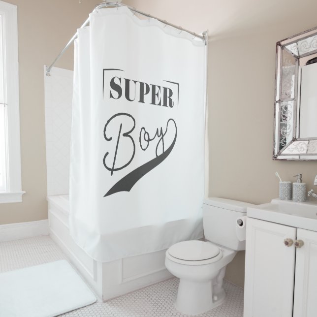 Cortina De Ducha Super Boy (In situ)