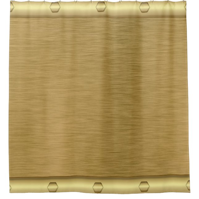Cortina De Ducha Superficie de oro de textura metalizado (Anverso)
