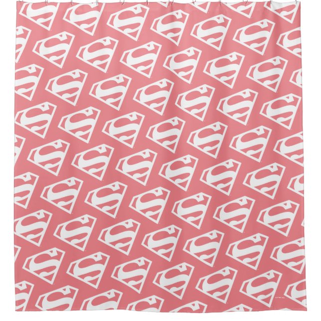 Cortina De Ducha Supergirl Solid S-Shield (Anverso)