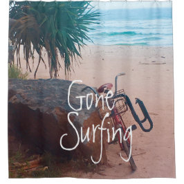 Cortina De Ducha Surfing Beach Ocean Surfer