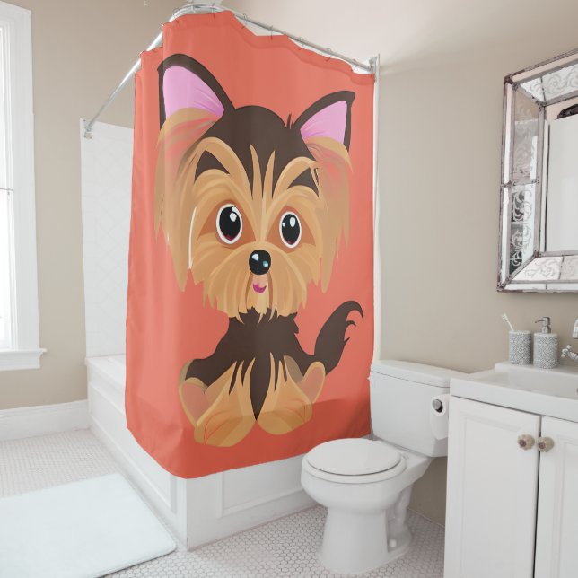 Cortina De Ducha Sweet Baby Yorkie (In situ)