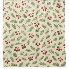 Cortina De Ducha 🍒 Sweet Cherry Natural Harmony Collection