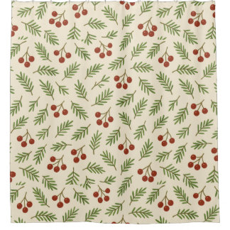 Cortina De Ducha 🍒 Sweet Cherry Natural Harmony Collection