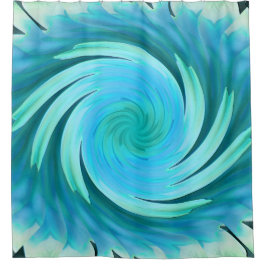 Cortina De Ducha Swirlin' Sea...