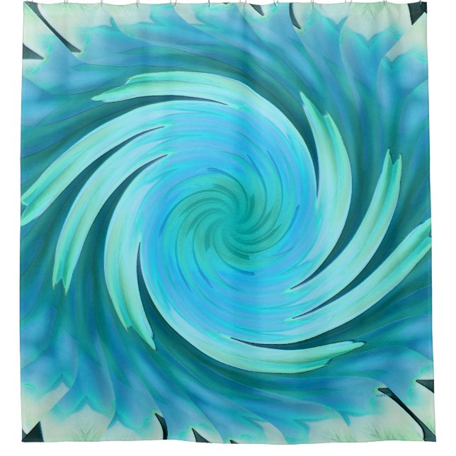 Cortina De Ducha Swirlin' Sea... (Anverso)