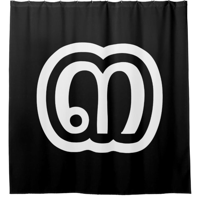 Cortina De Ducha Tailandia Número 3 / Tres / ๓ (Sam) Guión tailandé (Anverso)