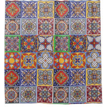 Cortina de ducha Talavera Design-1