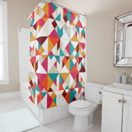 Cortina De Ducha tangrama geo