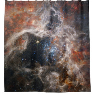 Cortina De Ducha Tarantula Nebula Imagen de JWST