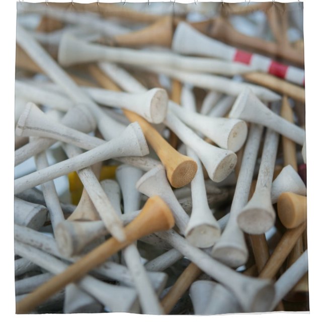 Cortina De Ducha Tees de golf (Anverso)