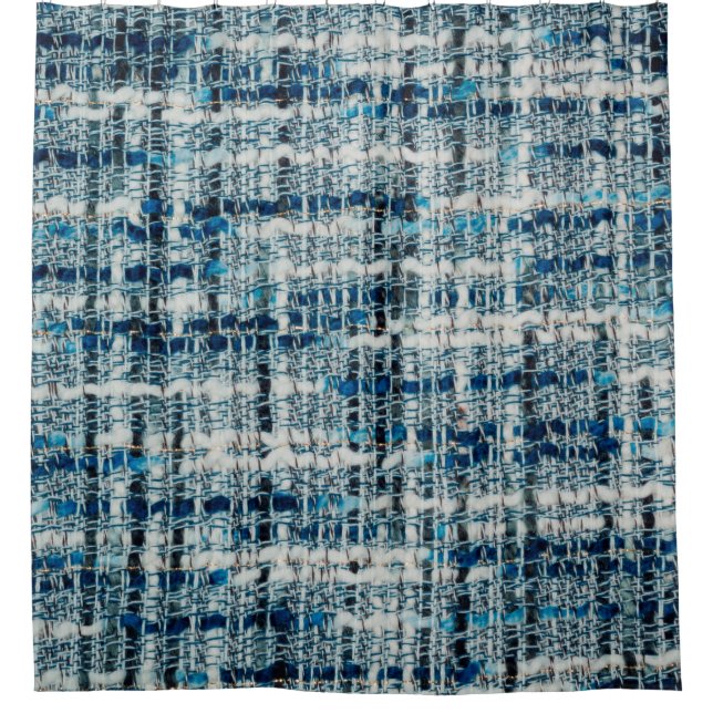 Cortina De Ducha Tejido de tejido de hilado (Anverso)