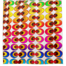 Cortina De Ducha Tejidos psicodélicos