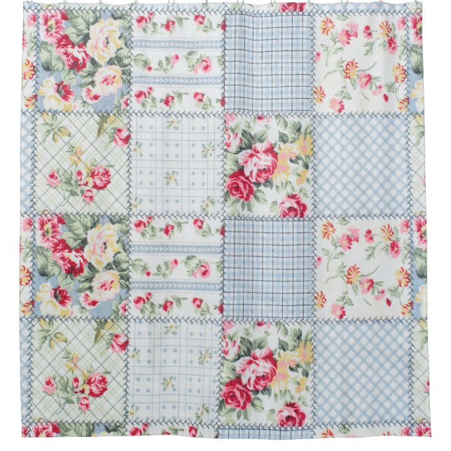 Cortina De Ducha Tela Rosa: Diseño elegante de fondo (Anverso)