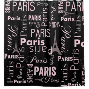 Cortina De Ducha tema de paris paris paris