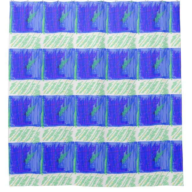 Cortina De Ducha Tema náutico (Anverso)