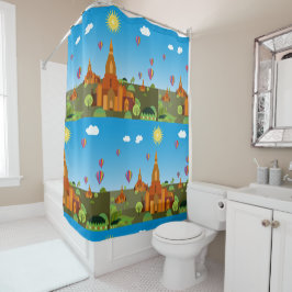 Cortina De Ducha Templos de Camboya