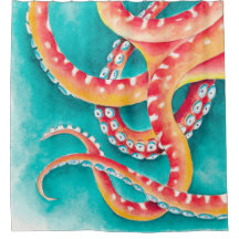 Tentáculos rojos naranjas