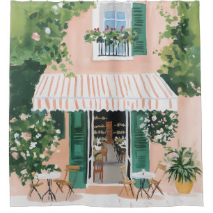 Cortina De Ducha Terraza tranquila en Roma