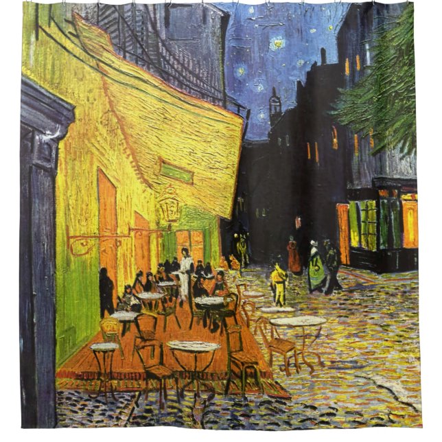 Cortina De Ducha Terraza Van Gogh Cafe (Anverso)