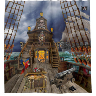 CORTINA DE DUCHA TESORO DE PIRATA ROBADO