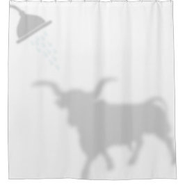 Cortina De Ducha Texas Longhorn Shadow Silhouette Shadow Budlers