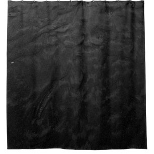 Cortina De Ducha Textos florales en negro y gris