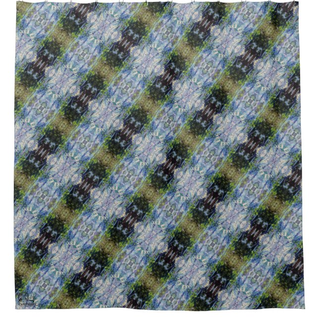 Cortina De Ducha Textura #21 de la obra Maritimo (Anverso)