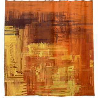 Cortina De Ducha Textura abstracta. 2.º ilustracion. Mano expresiva