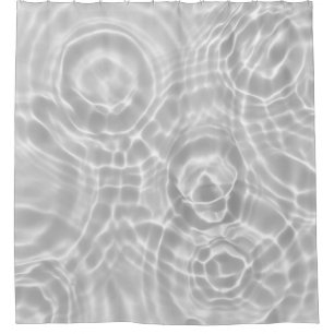 Cortina De Ducha Textura abstracta de superficie de agua transparen
