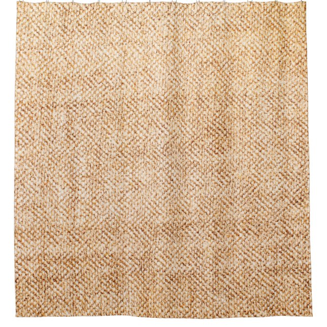 Cortina De Ducha Textura de lienzo (Anverso)
