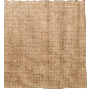Cortina De Ducha Textura de lino natural como bagaje de fondo, beig