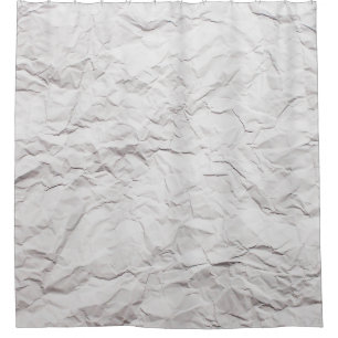 Cortina De Ducha Textura de papel enrollado