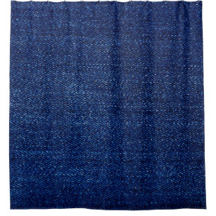 Cortina De Ducha Textura del fondo de tela de jeans denim